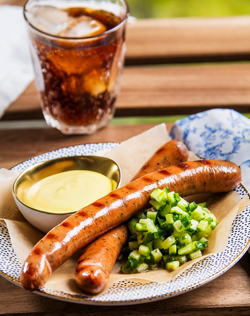 Grillattua gouda-raakamakkaraa.jpg